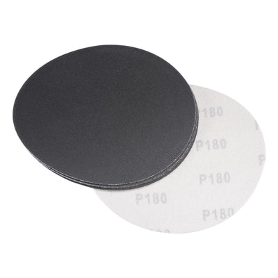 Harfington Uxcell 6 Inch Sanding Disc 120Grit Hook and Loop Silicon Carbide C-Weight Backing 5Pcs