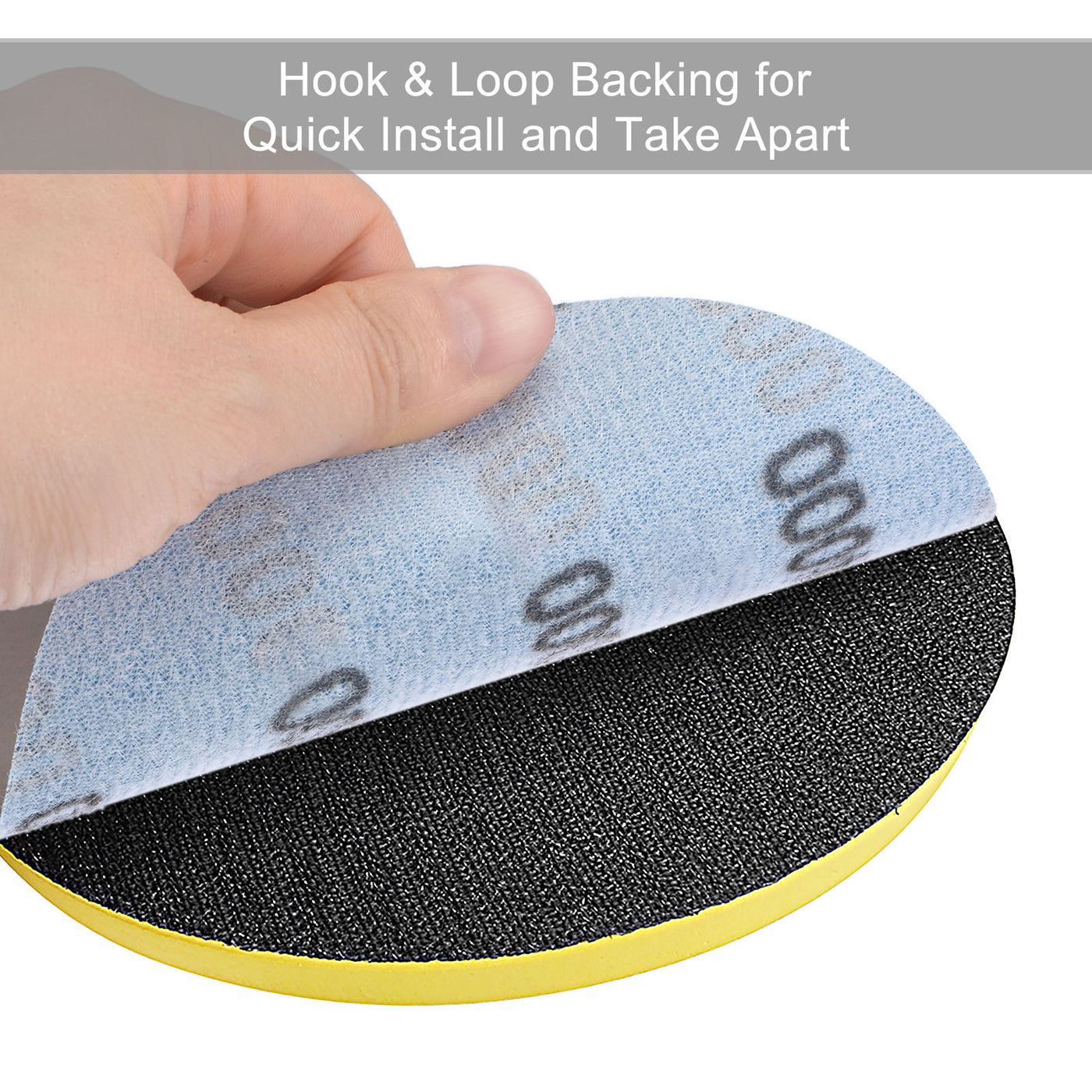 Uxcell Uxcell 6 Inch Sanding Disc 1200 Grit Hook and Loop Wet Dry Usable Silicon Carbide 5Pcs
