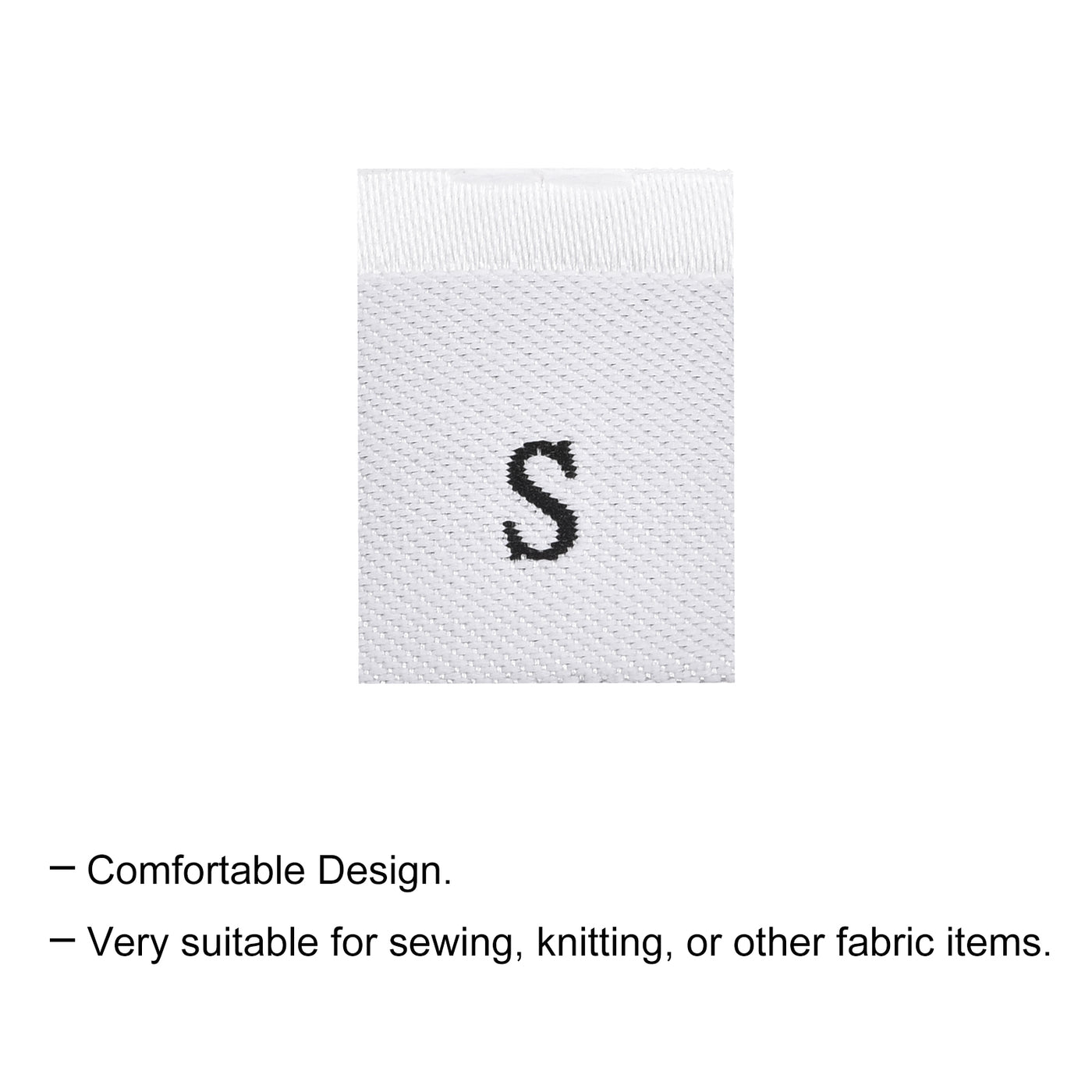 Harfington Clothing Sewing Size Label Size Embroidered Label, for Clothes Garment
