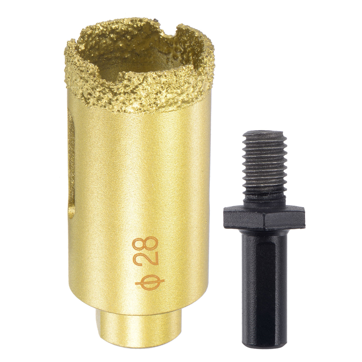 Uxcell Uxcell 25mm Brazed Diamond Core Drill Bits with M10 Arbor Adapter for Tile Marble Stone