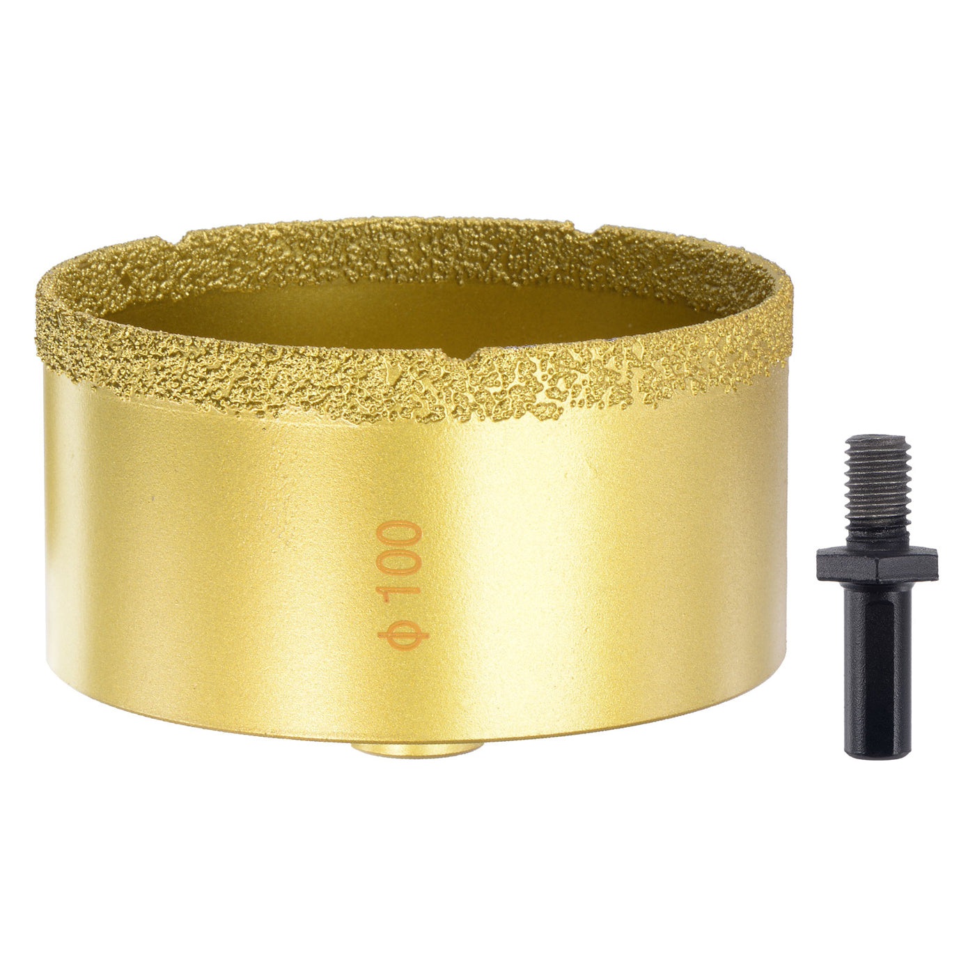 Uxcell Uxcell 80mm Brazed Diamond Core Drill Bits with M10 Arbor Adapter for Tile Marble Stone