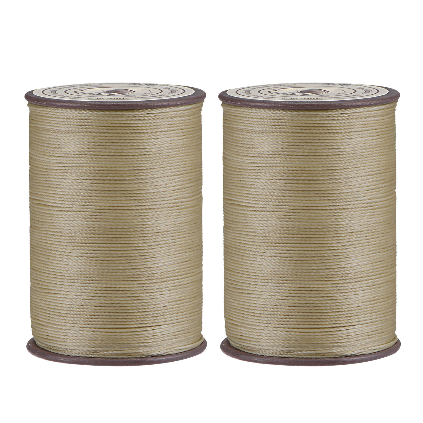Uxcell Uxcell 2pcs Thin Waxed Thread 175 Yards 0.45mm Dia Polyester Wax-Coated Cord White