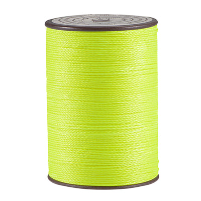 Harfington Uxcell Thin Waxed Thread 93 Yards 0.65mm Dia Polyester Wax-Coated Cord Pale Green