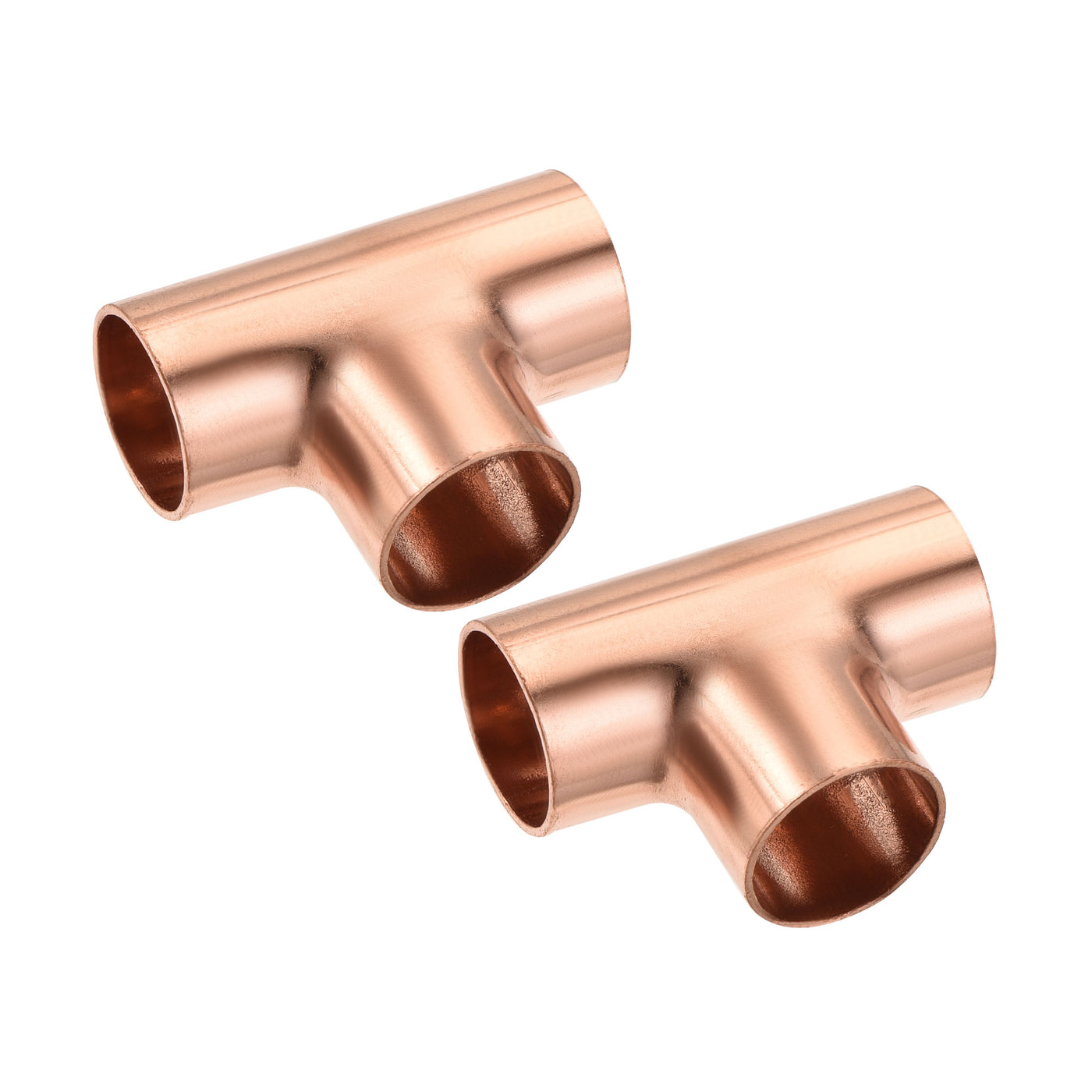 Harfington Tee Copper Fitting 3 Way Welding Joint for Air Conditioner