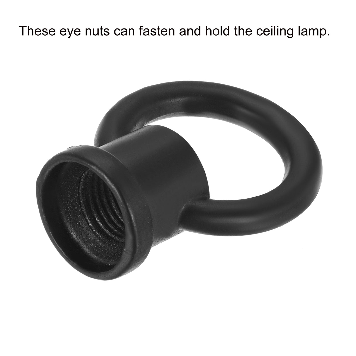 Harfington Eye Nut Max Load Thread Ring Shape Female Loop for Lamp Chandelier