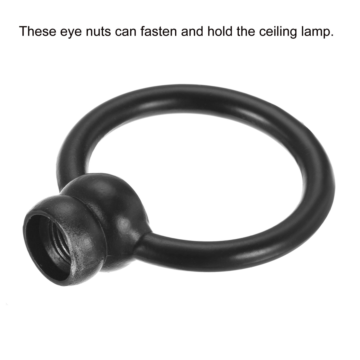 Harfington Eye Nut Max Load Thread Ring Shape Female Loop for Hang Lamp Chandelier