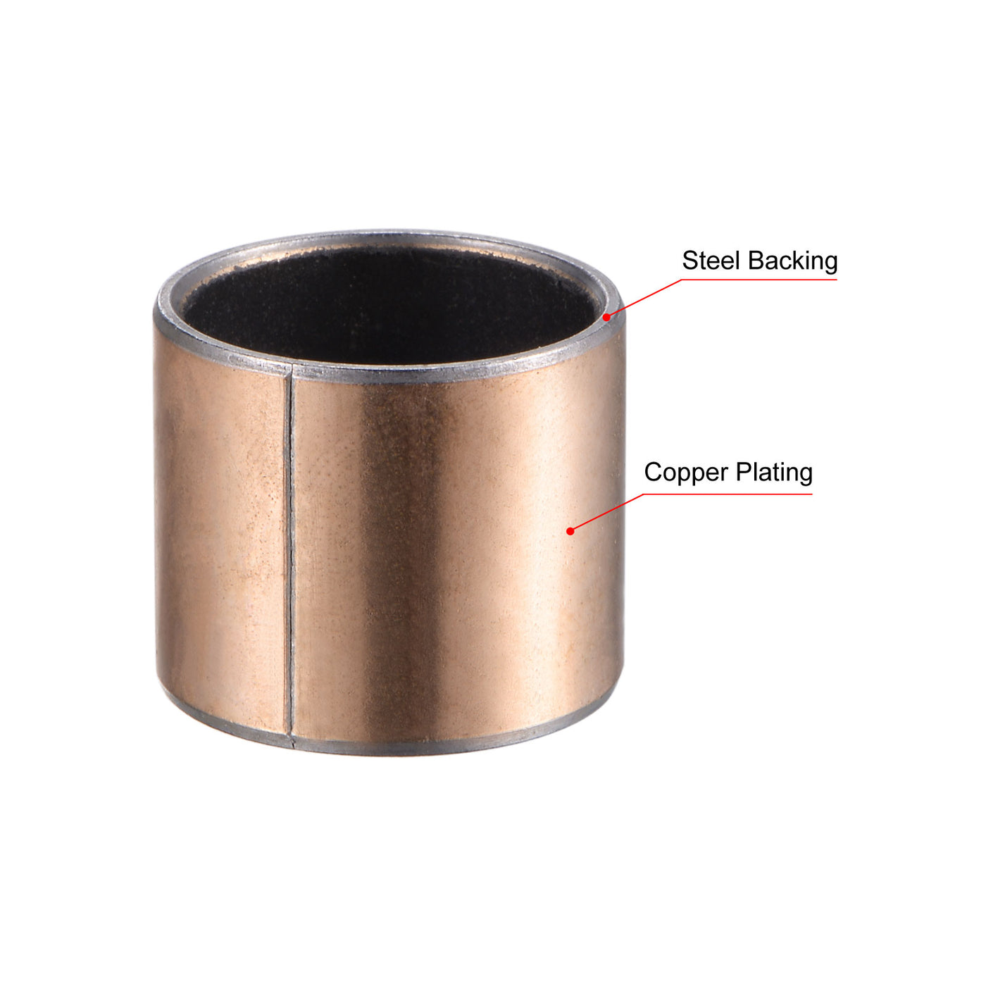 uxcell Uxcell Sleeve Bearings Plain Bearings Wrapped Oilless Bushing