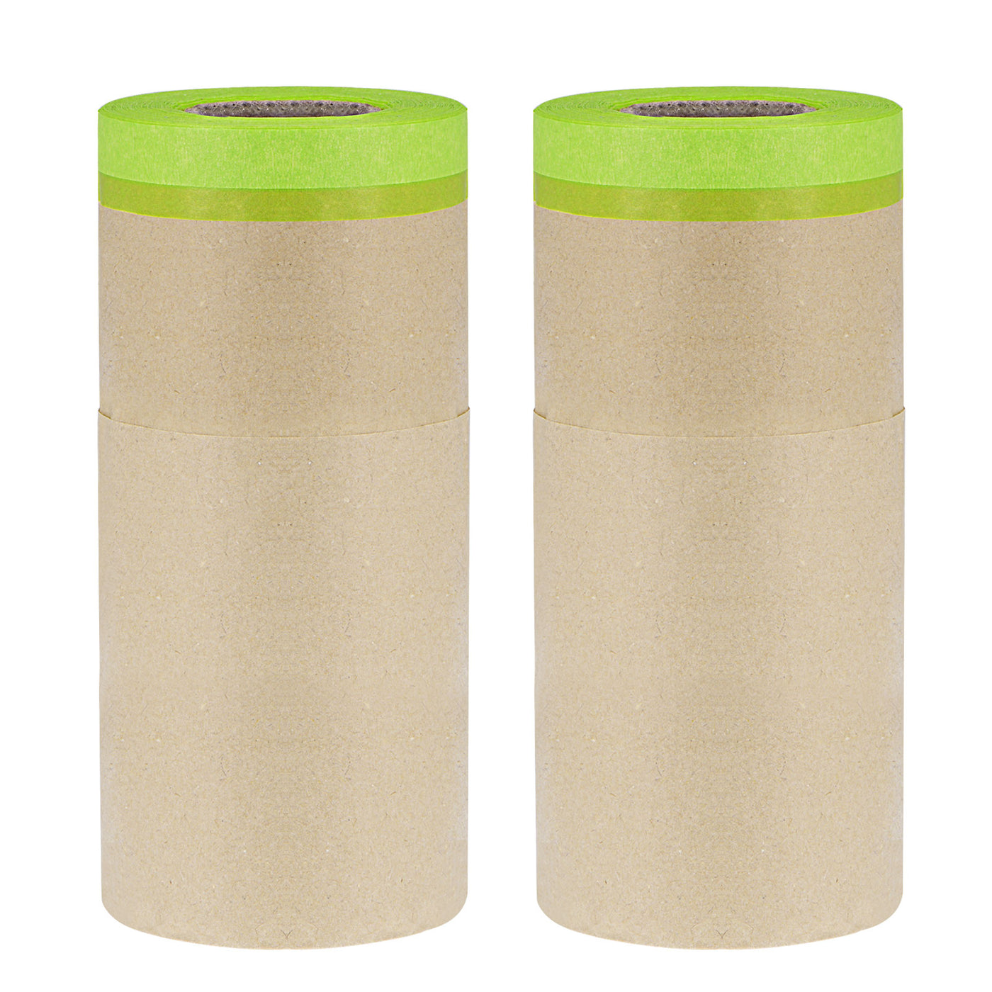 uxcell Uxcell Pre-Taped Masking Film Brown Paper with Medium-Tack Tape