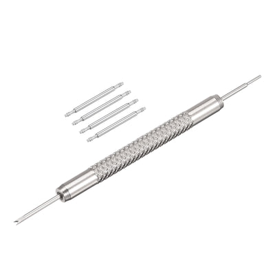 Harfington Uxcell Stainless Steel 22mm Watch Spring Bars 4Pcs with Dia 1.5mm Spring Bar Removal