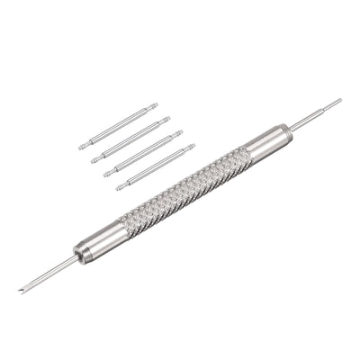 Harfington Uxcell Stainless Steel 22mm Watch Spring Bars 4Pcs with Dia 1.5mm Spring Bar Removal
