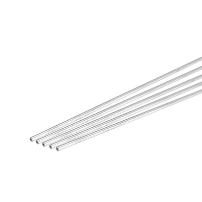 Harfington Uxcell 304 Stainless Steel Round Tube 1mm OD 0.15mm Wall Thickness 300mm Length 5 Pcs