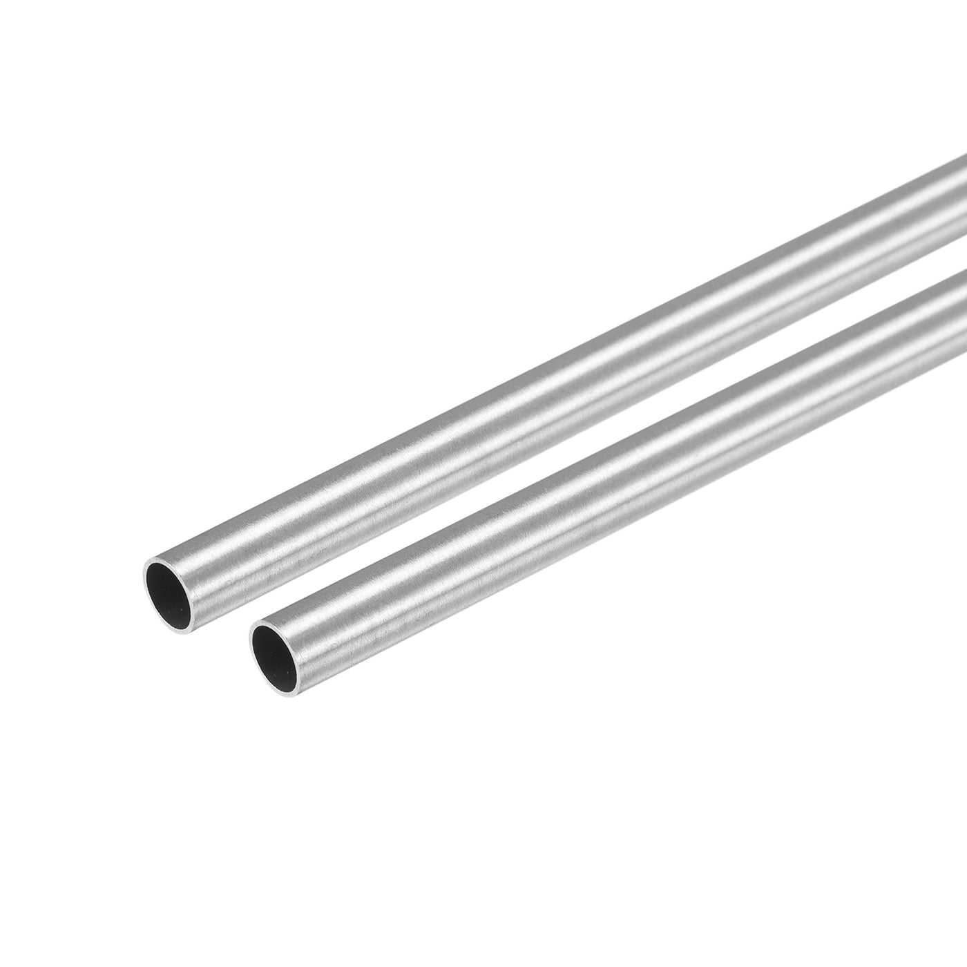 Uxcell Uxcell 304 Stainless Steel Round Tube 6mm OD 0.4mm Wall Thickness 300mm Length 2 Pcs