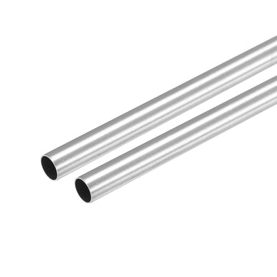 Uxcell Uxcell 304 Stainless Steel Round Tube 4mm OD 0.6mm Wall Thickness 300mm Length 2 Pcs