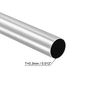 Harfington Uxcell 304 Stainless Steel Seamless Straight Tubing Tubes