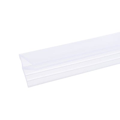 Harfington Uxcell Frameless Glass Shower Door Sweep 177.17" for 1/4"(6mm) Glass F-Type Seal Strip