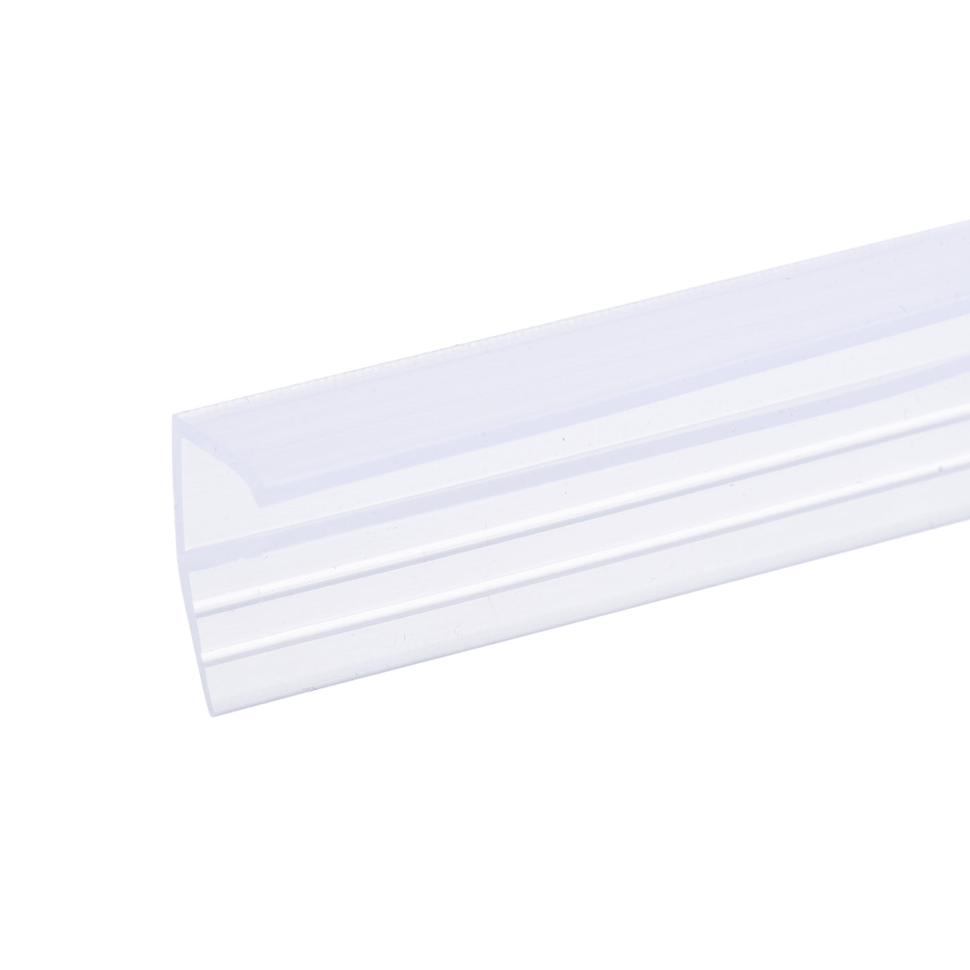 Uxcell Uxcell Frameless Glass Shower Door Sweep 177.17" for 5/16"(8mm) Glass F-Type Seal Strip