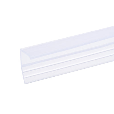 Harfington Uxcell Frameless Glass Shower Door Sweep 177.17" for 5/16"(8mm) Glass F-Type Seal Strip