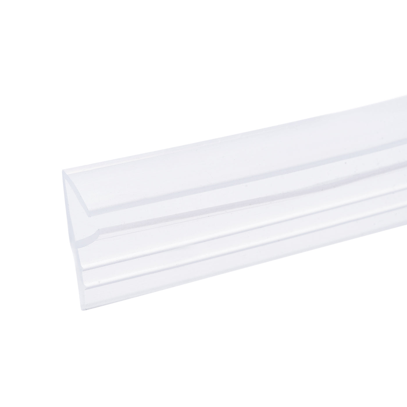 Uxcell Uxcell Frameless Glass Shower Door Sweep 137.8" for 1/2"(12mm) Glass F-Type Seal Strip