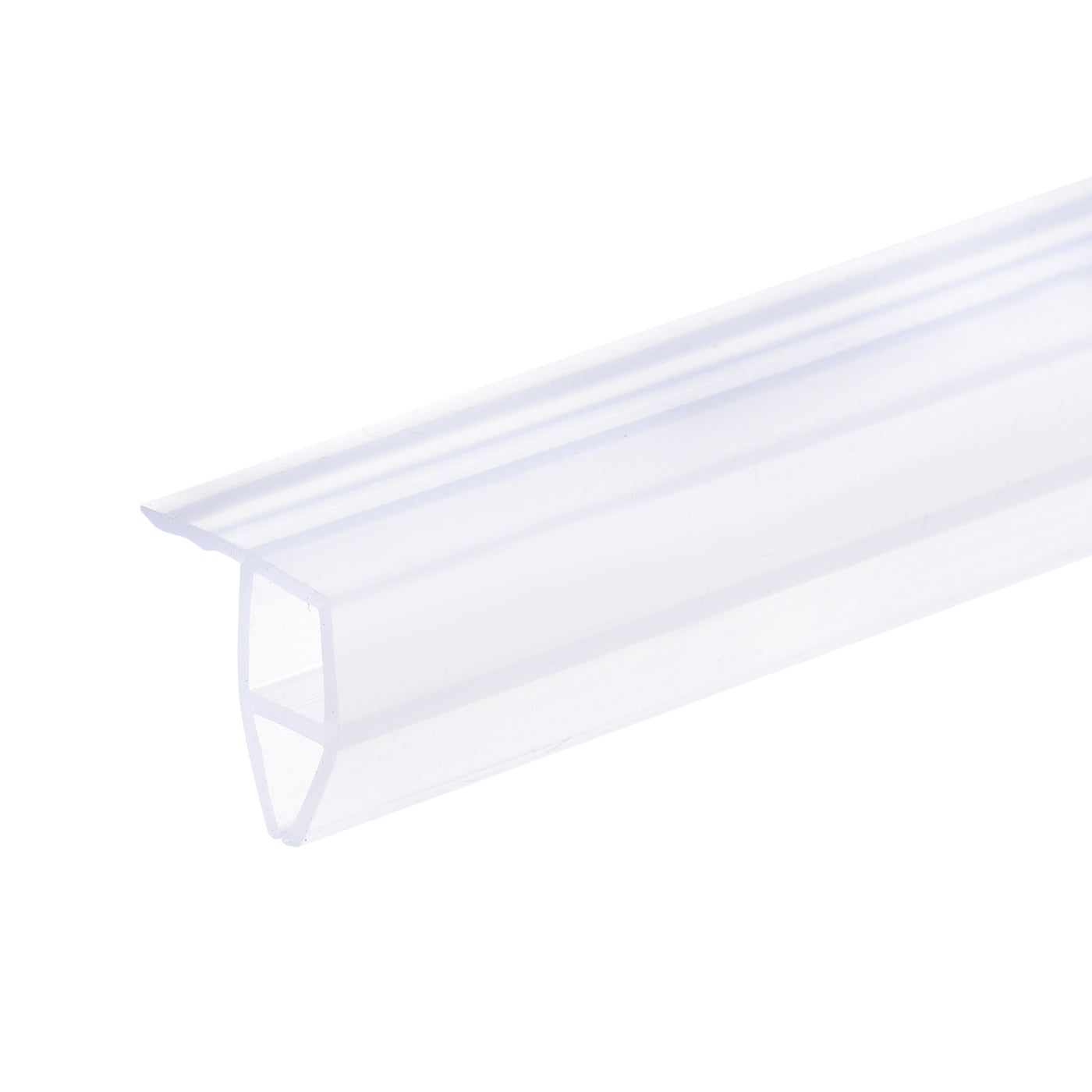 Uxcell Uxcell Frameless Glass Door Sweep 59.06" for 1/4"(6mm) Glass Corner-Type Seal Strip