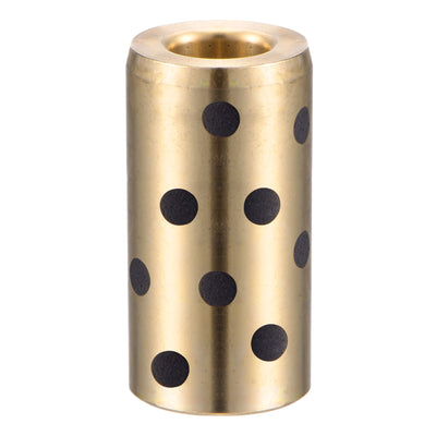 Harfington Uxcell Sleeve Bearings Wrapped Oilless Bushings Brass Graphite
