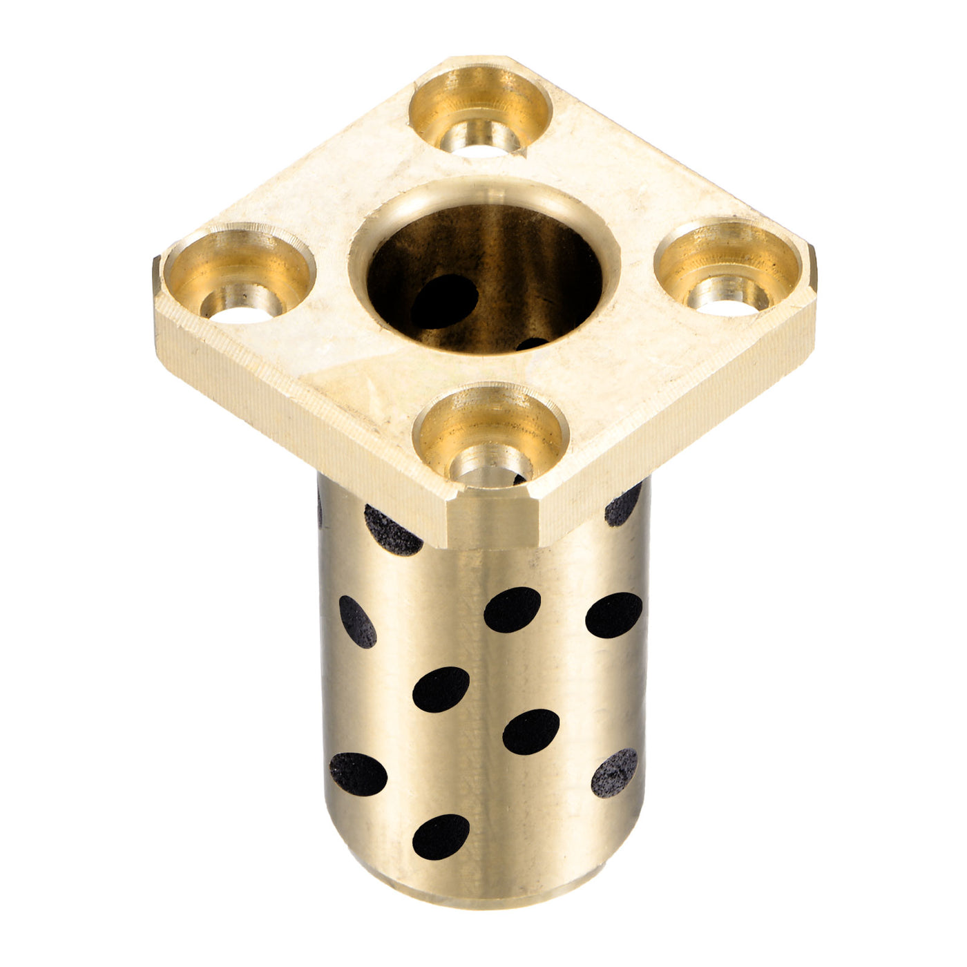 uxcell Uxcell Sleeve Bearings Square Flanged Wrapped Oilless Bushings