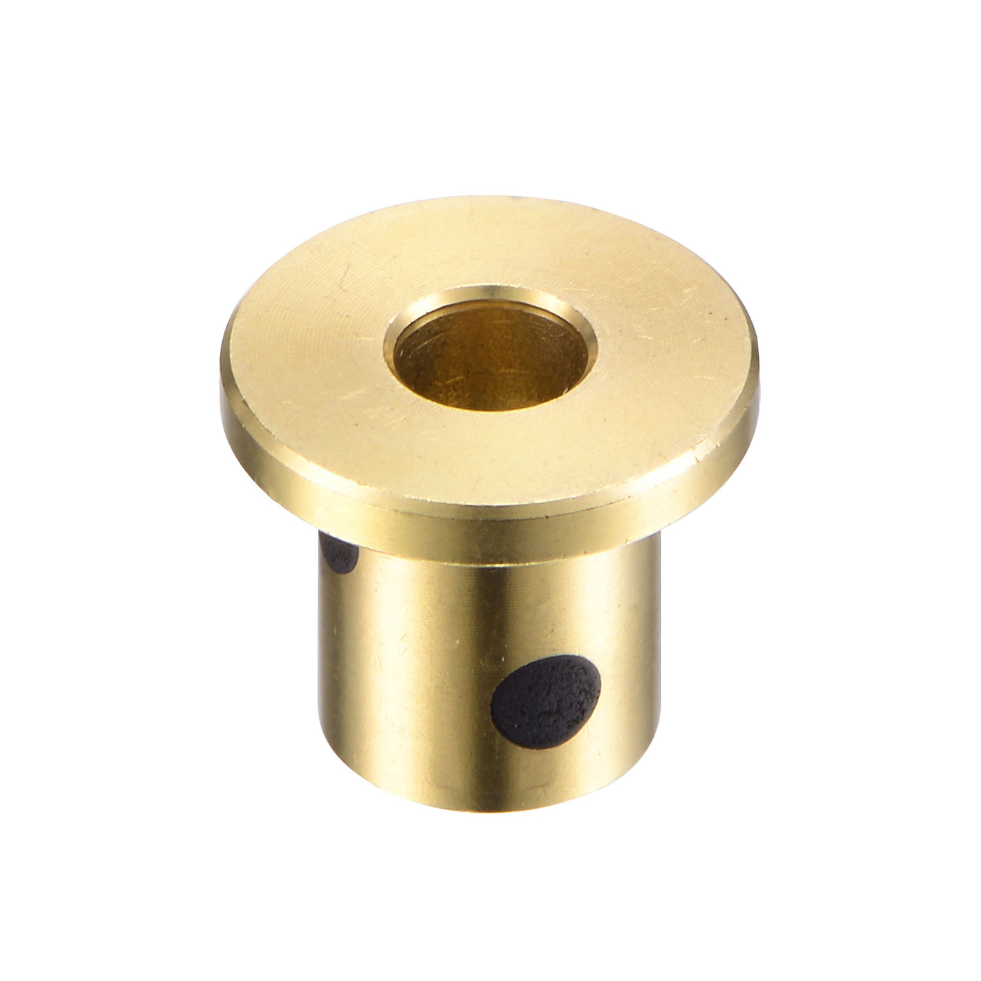 uxcell Uxcell Flanged Sleeve Bearings Wrapped Oilless Bushing Brass