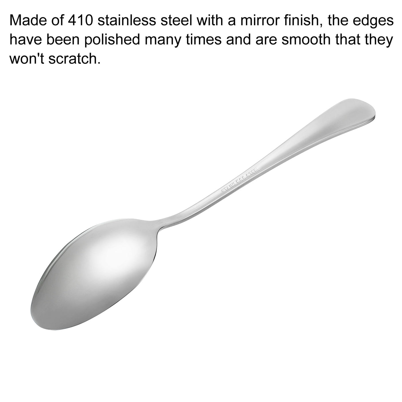 Harfington Metal Spoons Stainless Steel Spoon for Home Kitchen