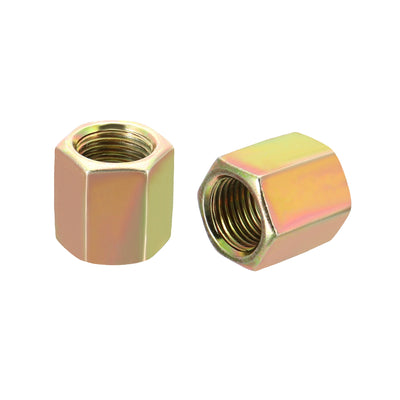 Harfington Hex Coupling Nuts Thread Length Sleeve Stud Rod Adapter Pipe Connector