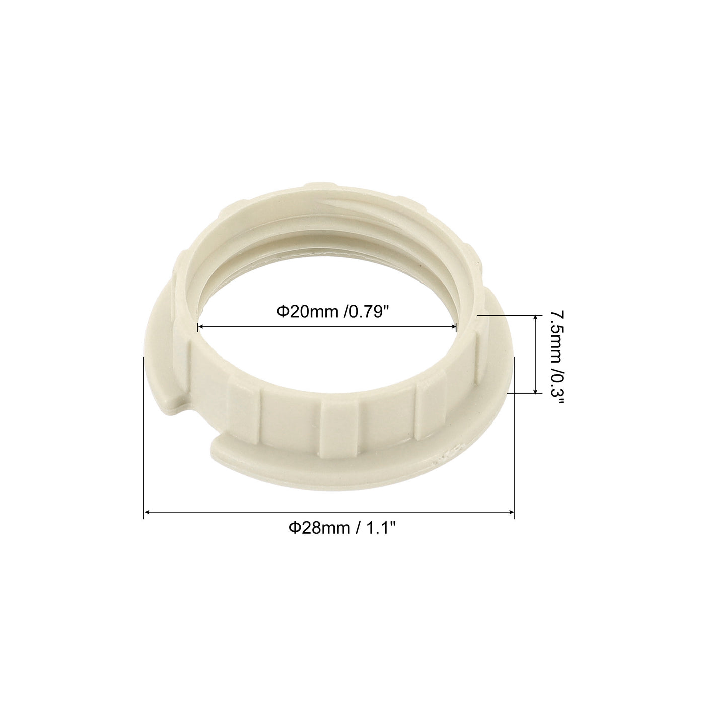 Harfington Light Socket Rings Lamp Shade Holder Adapter Ring Replacement for Light Fixtures