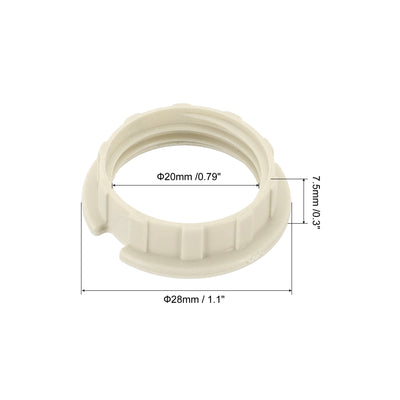 Harfington Light Socket Rings Lamp Shade Holder Adapter Ring Replacement for Light Fixtures
