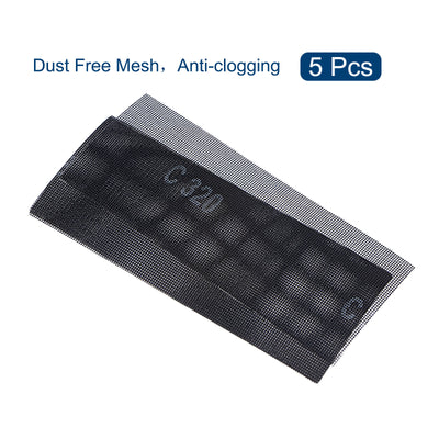 Harfington Uxcell Mesh Sanding Sheet Dust-Free Wet/Dry Polish