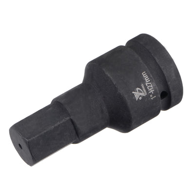 uxcell Uxcell Impact Hex Bit Socket, CR-MO Steel Metric Sizes