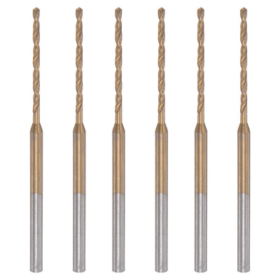 Harfington Uxcell Micro Engraving Drill Bits, High-Speed Steel, Titanium Coated