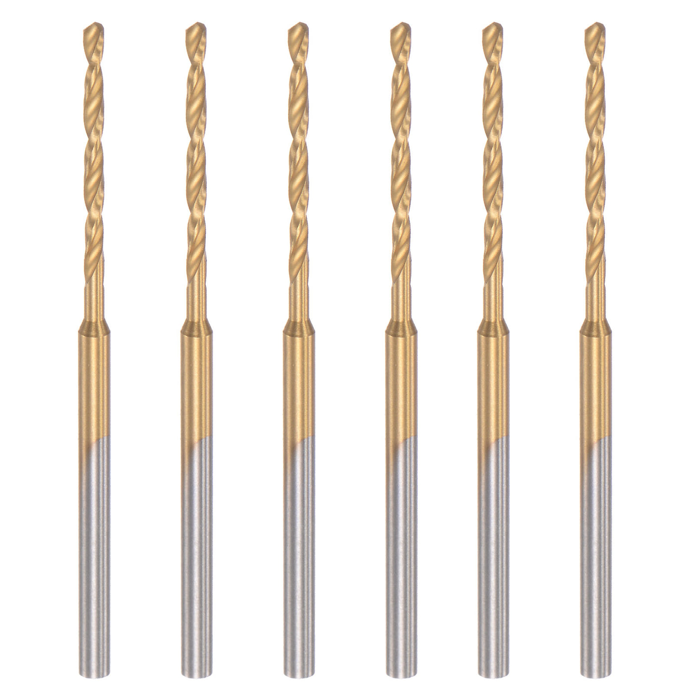 uxcell Uxcell Micro Engraving Drill Bits, High-Speed Steel, Titanium Coated