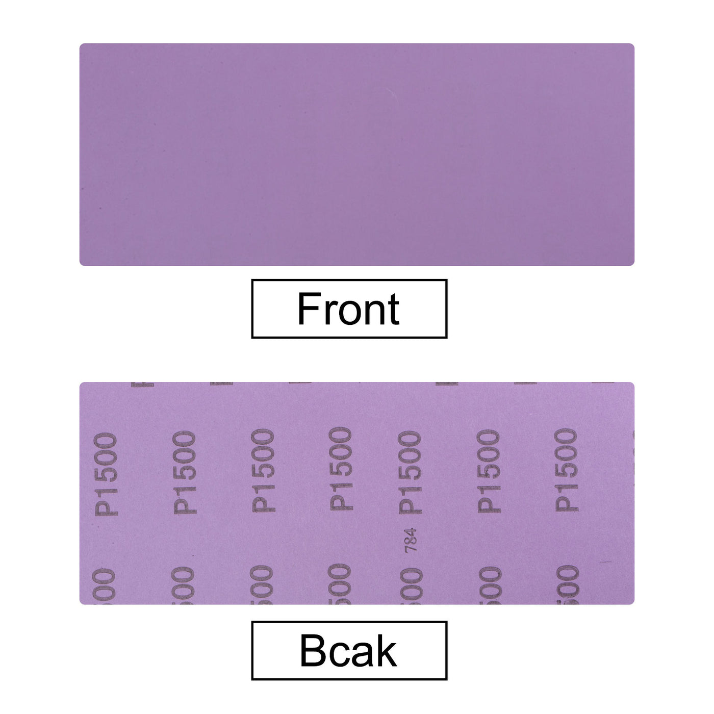 Uxcell Uxcell 15 Pcs Purple Sanding Sheets 800 Grit 9" x 3.7" Aluminum Oxide Sandpapers