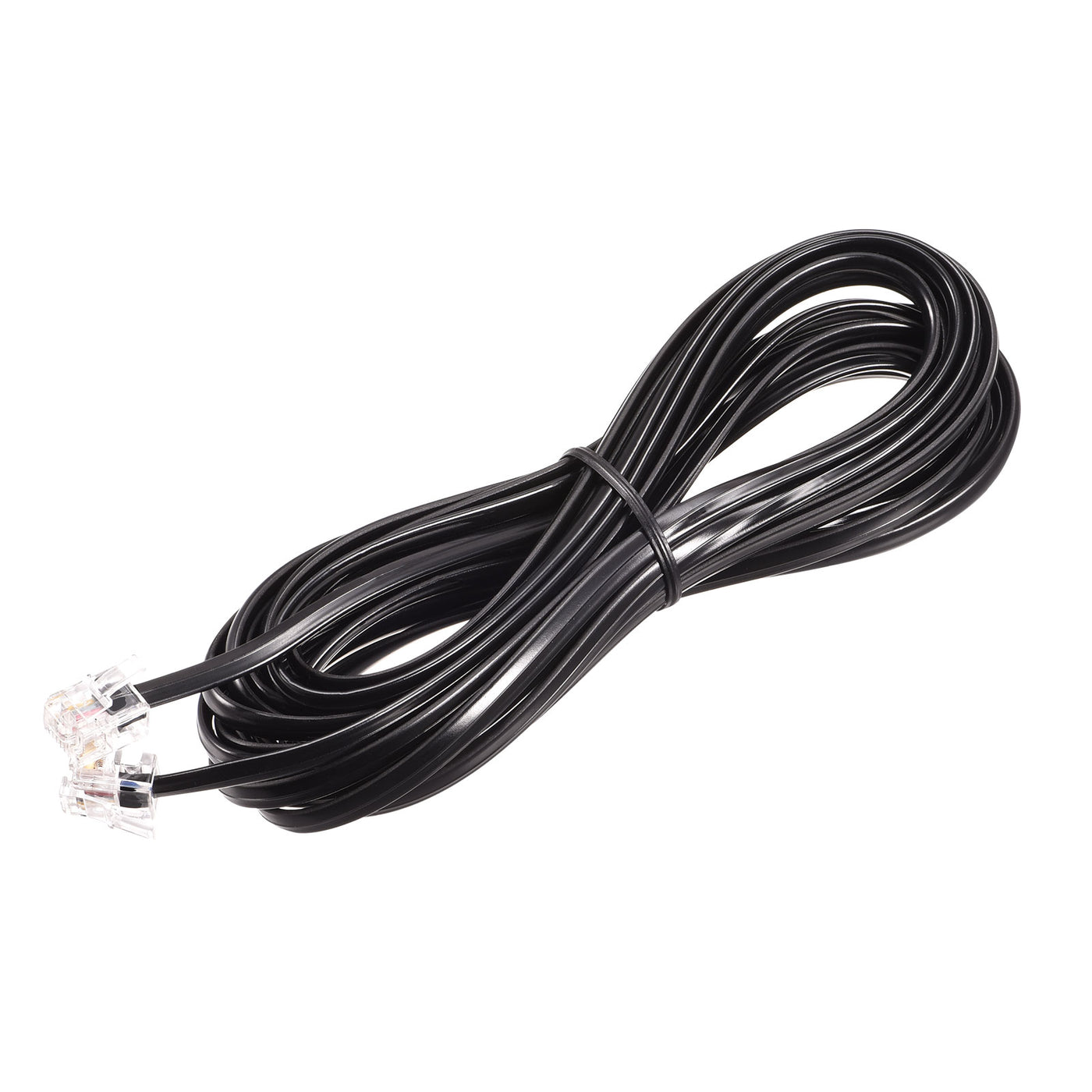 Harfington Phone Extension Cord Telephone Cable Phone Line Cord RJ11 6P4C Plugs, Male to Male for Phone and Fax