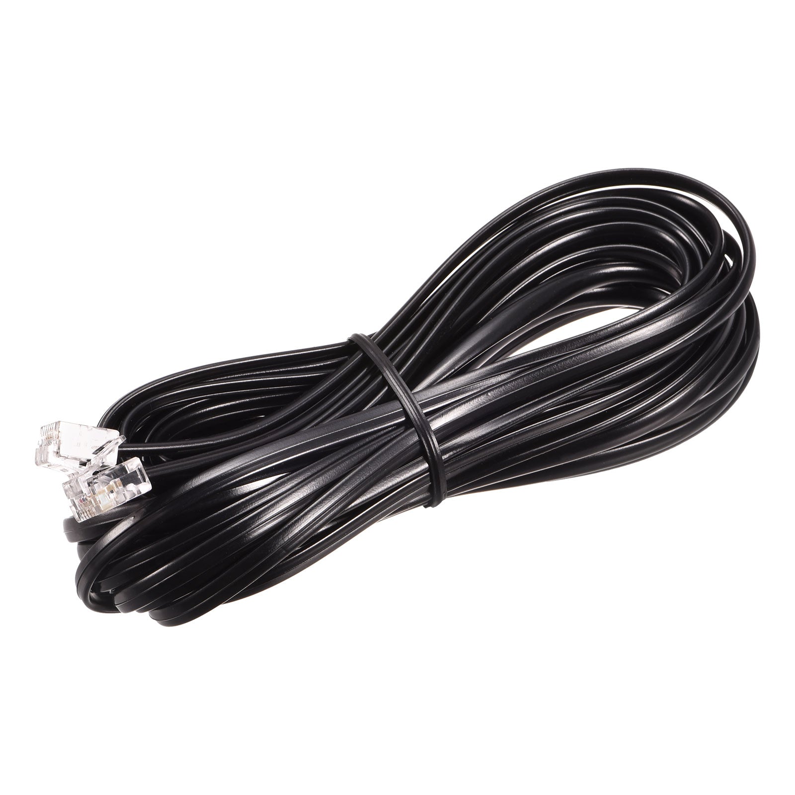 Phone Extension Cord Telephone Cable Phone Line Cord RJ11 6P4C Plugs ...