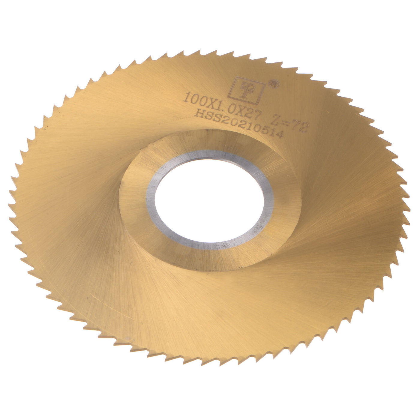 Uxcell Uxcell 100mm Dia 27mm Arbor 2.5mm Thick 72 Tooth Titanium Coated Circular Saw Blade
