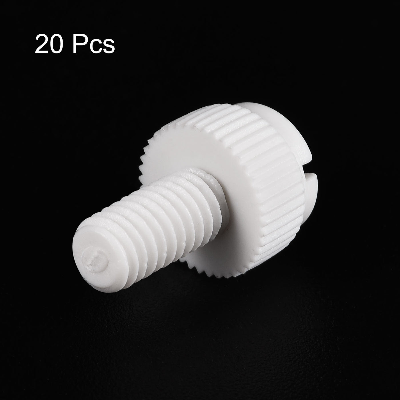 uxcell Uxcell Plastic Machine Screws Slotted Knurled Fasteners Bolts for Electronics, Communications