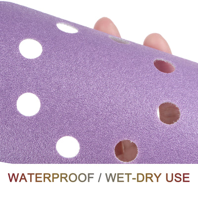 Harfington Uxcell 10Pcs 5-Inch Purple Sanding Discs 3000 Grit 8 Hole Hook and Loop Sand Paper