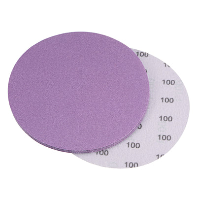 uxcell Uxcell 5Pcs 6-Inch Purple Sanding Discs 3000 Grit Hook & Loop Aluminum Oxide Sand Paper
