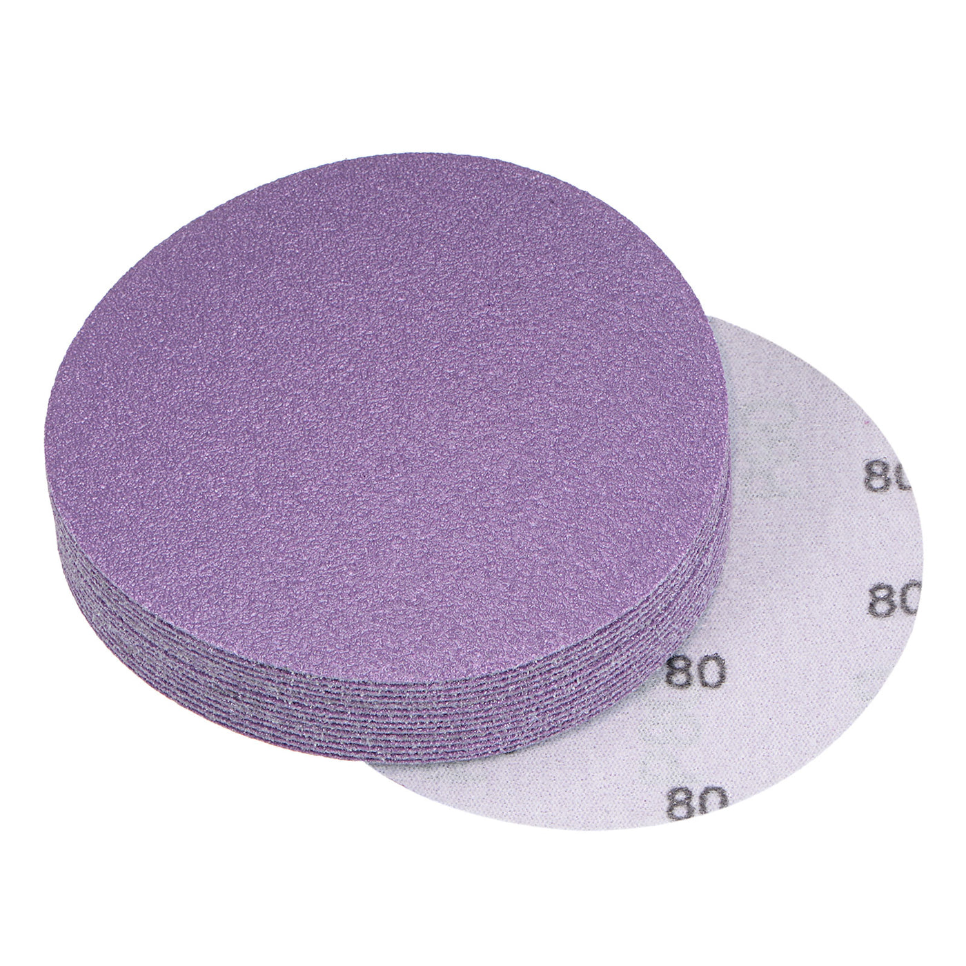 Uxcell Uxcell 15Pcs 4-Inch Purple Sanding Discs 10000 Grit Hook Loop Aluminum Oxide Sandpaper