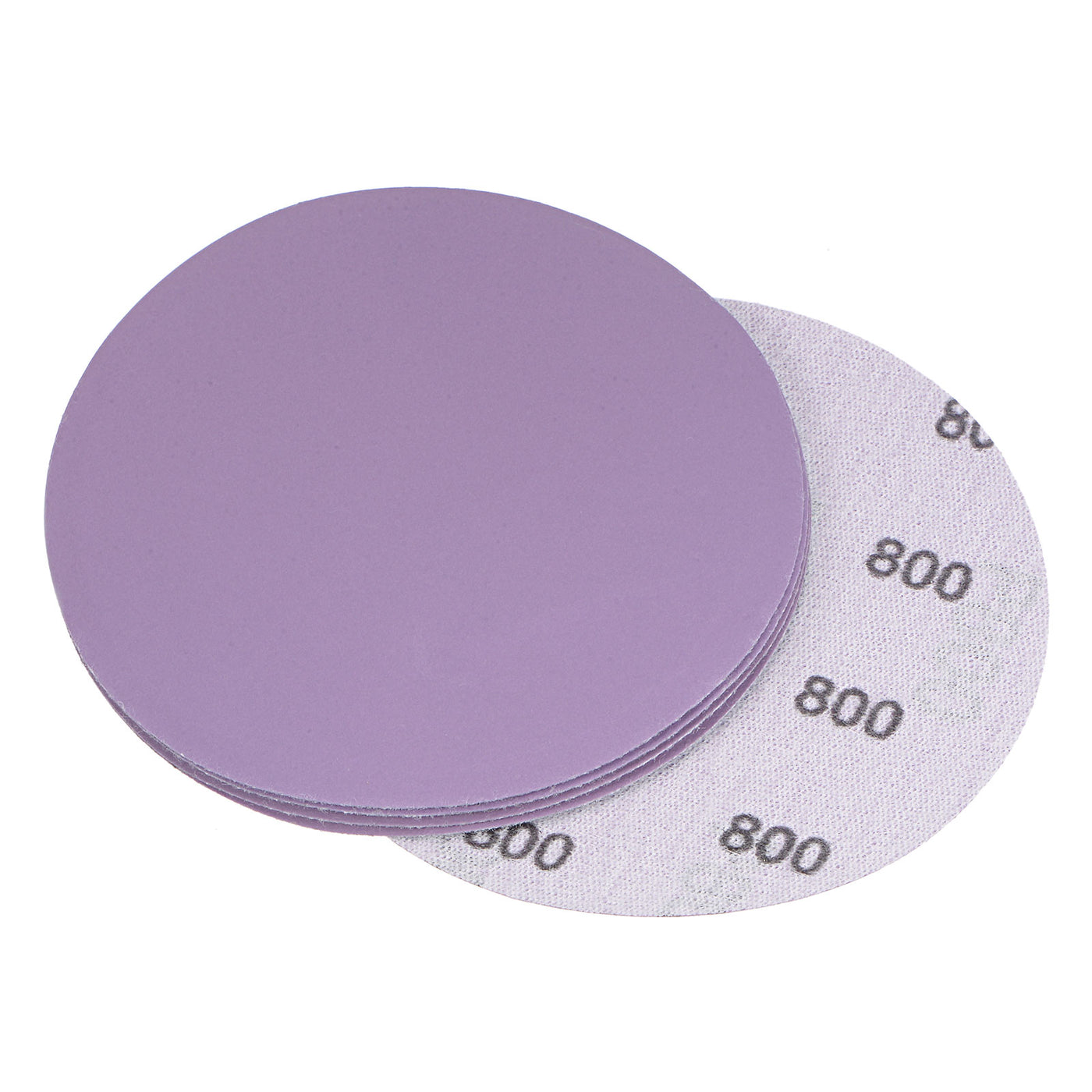 Uxcell Uxcell 5Pcs 4-Inch Purple Sanding Discs 5000 Grit Hook & Loop Aluminum Oxide Sand Paper