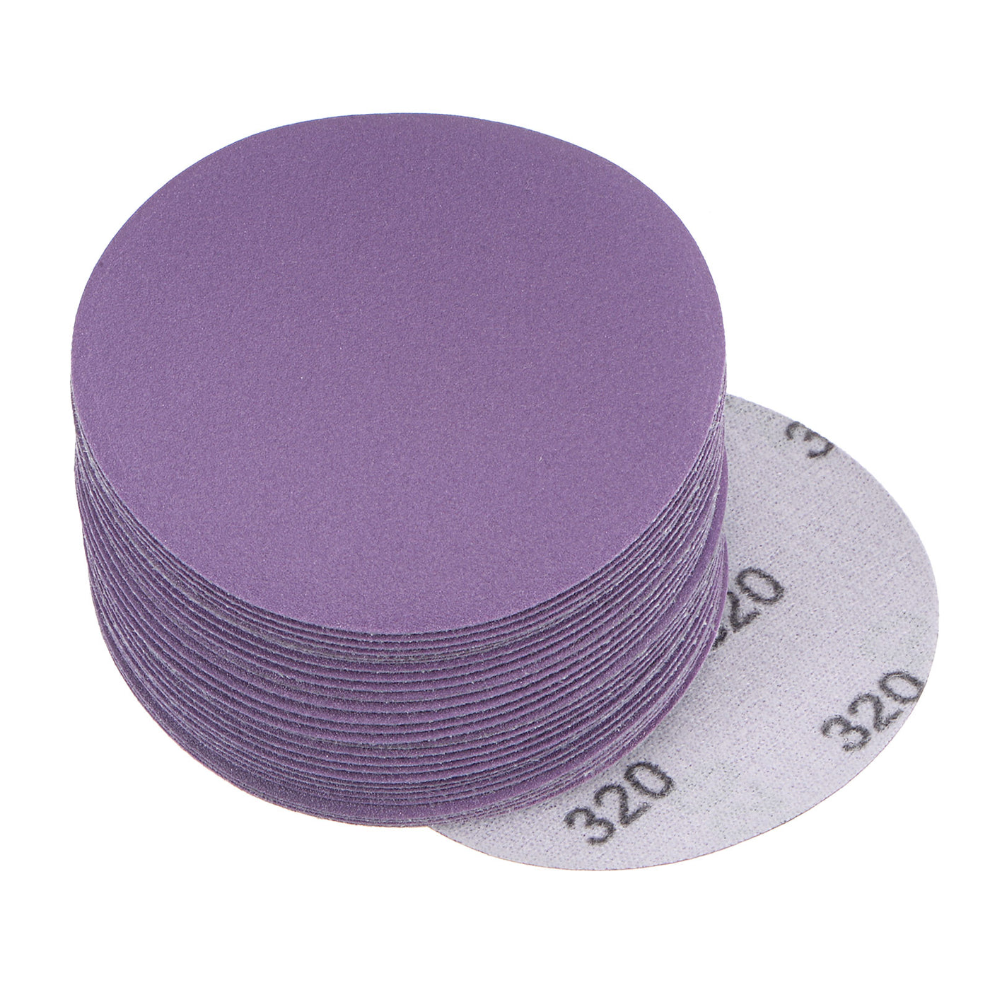 uxcell Uxcell Sanding Discs Hook & Loop Aluminum Oxide Sandpaper