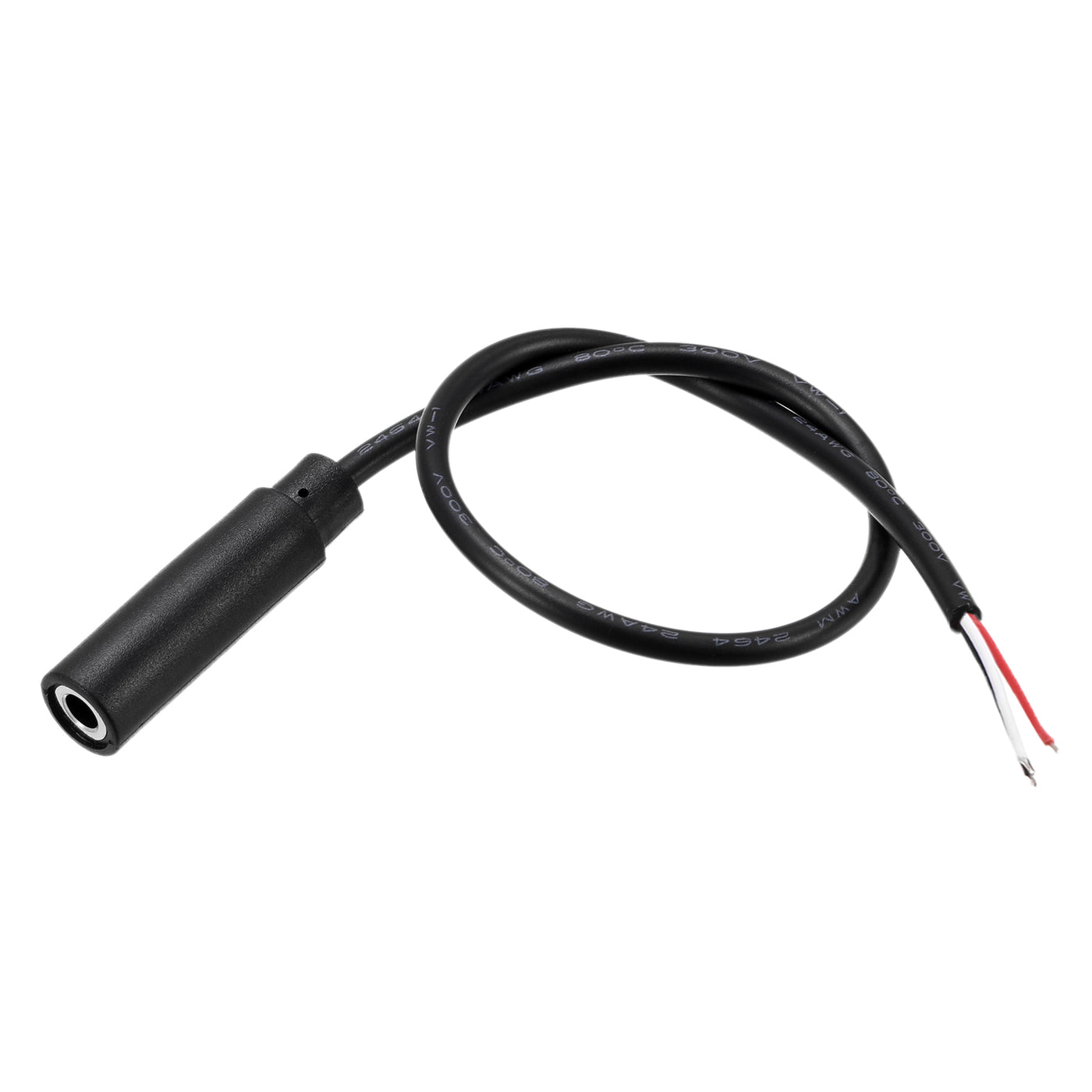 Harfington Female Jack to Bare Wire Stereo Audio Cable