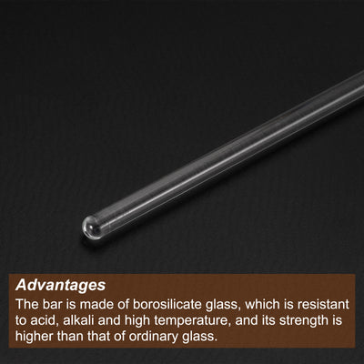 Harfington Borosilicate Glass Stick Stir Rod Mixing Tools