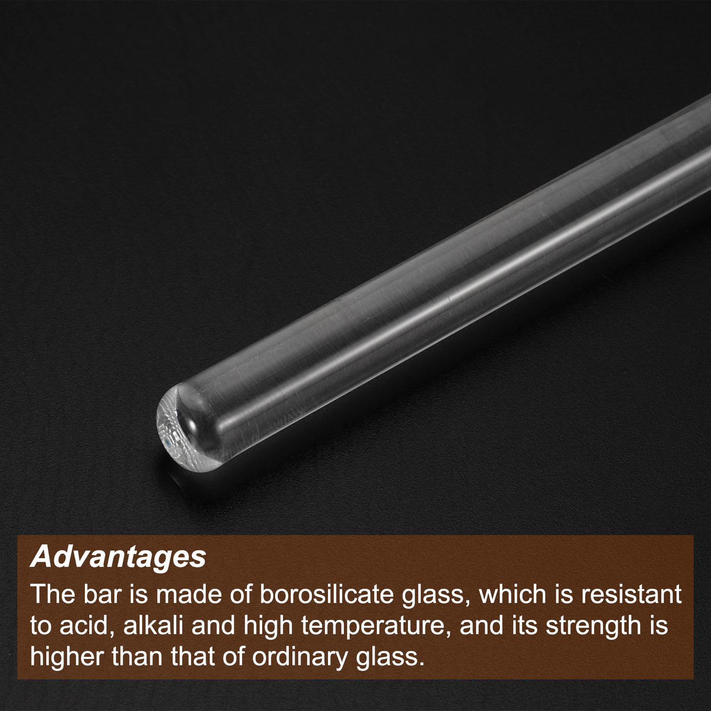 Harfington Borosilicate Glass Stick Stir Rod, Mixing Tools