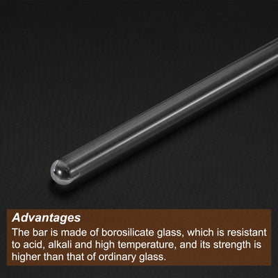 Harfington Borosilicate Glass Stick, Stir Rod