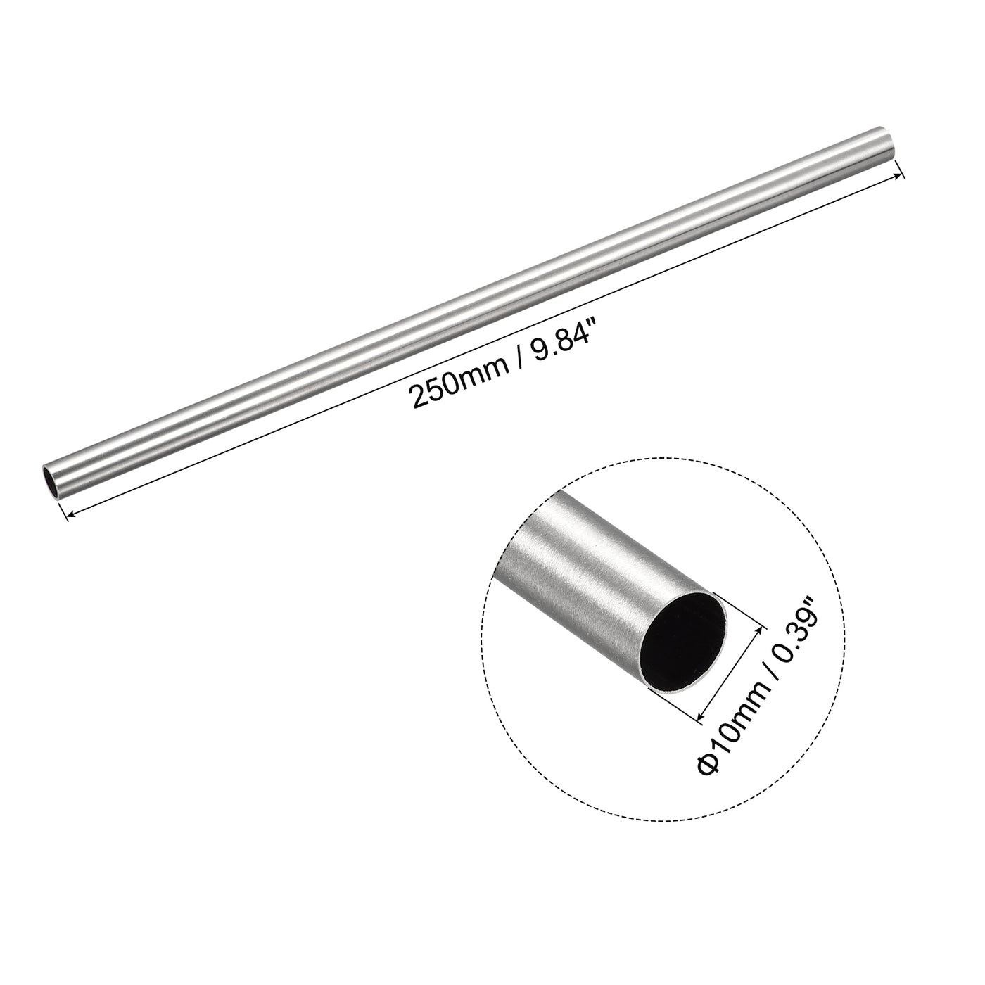 uxcell Uxcell 316 Stainless Steel Tube, Seamless Pipe Tubing