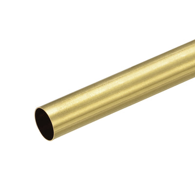 Harfington Uxcell Brass Round Tube 19mm OD 1mm Wall Thickness 200mm Length Pipe Tubing
